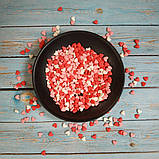 Кондитерська посипка цукрові серця 2-50 грамів, фото 2