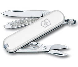 Ніж складаний, мультитул Victorinox Classic SD (58 мм, 7 функцій), білий 0.6223.7