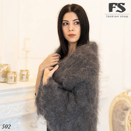 Оренбурзький пухову хустку-косинка Беатриса 125х95х95, фото 2