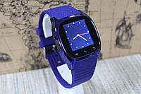 Умные смарт-часы Smart Watch M26 синий блютуз соединение