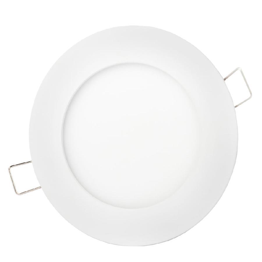 Світильник точковий врізний ЄВРОСВЕТ 6 Вт круг LED-R-120-6 6400 К, фото 1