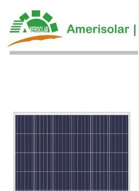Сонячна панель Amerisolar AS-6P-330W, 5BB, Poly
