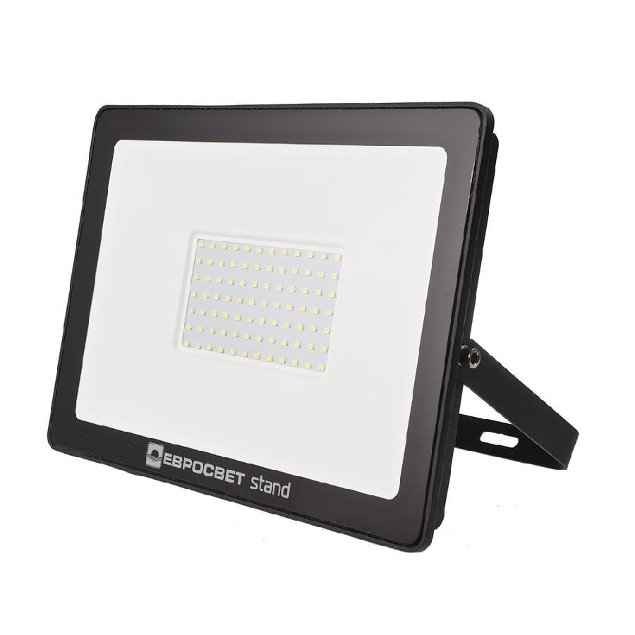 Прожектор світлодіодний Евросвет 100 Вт 6400 К EV-100-504 STAND 8000 Лм, фото 1