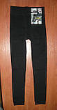 Лосіни  жіночі  безшовні  на тонкому хутрі "Алія". XL-XXXL. Термо. Чорні., фото 2