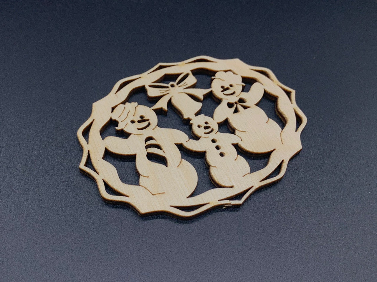 Дерев'яна новорічна іграшка. Фанера. 10х7,5см, фото 1