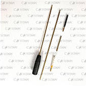 Набір для чищення для пневматичної зброї 4.5 мм у чохлі п/е