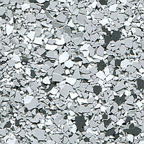 Вінілові чіпси, Crushed Slate, відро 3 кг. Кольорові чипси для підлогових покриттів. Розмір 1 (1-3 мм)., фото 3