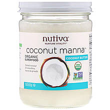 Кокосове пюре Coconut Manna, для веганів, 425 г Nutiva