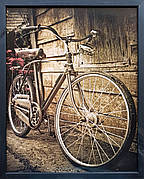Фотокартина в дерев'яній рамі "Bicycle 1", 40х50 см