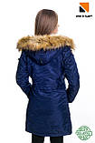 Жіноча парка Аляска Olymp N-3B Slim Fit Color: Navy, фото 4
