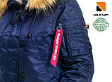 Жіноча парка Аляска Olymp N-3B Slim Fit Color: Navy, фото 6