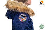 Жіноча парка Аляска Olymp N-3B Slim Fit Color: Navy, фото 7