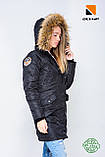 Жіноча парка Аляска Olymp N-3B Slim Fit Color: Black, фото 3