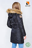 Жіноча парка Аляска Olymp N-3B Slim Fit Color: Black, фото 6