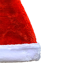 Новорічний карнавальний ковпак, 58-60 см, плюш, поліестер, червоний (460298), фото 3
