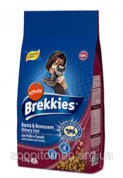 Корм BREKKIES (Бреккис) Cat Urinary Care для дорослих котів профілактика сечокам'яної хвороби (курка) 20 кг