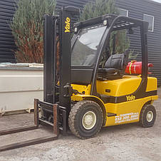 Газовий вилочний навантажувач 2,5 тонни Yale GLP25VX б/у, фото 3