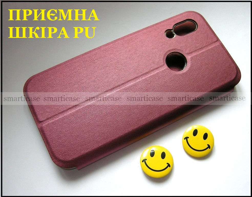 Женский бордовый чехол книжка для Xiaomi redmi 7 Red (красный) mofi - фото 7 - id-p1063842886