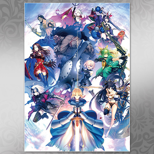 Плакат А3 Аніме Fate Grand Order 001