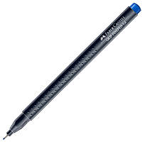 Ручка капилярная Faber-Castell FINE PEN GRIP 0.4 синяя (22263)