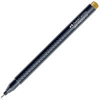 Ручка капілярна Faber-Castell FINE PEN GRIP 0.4 охра темна (22577)