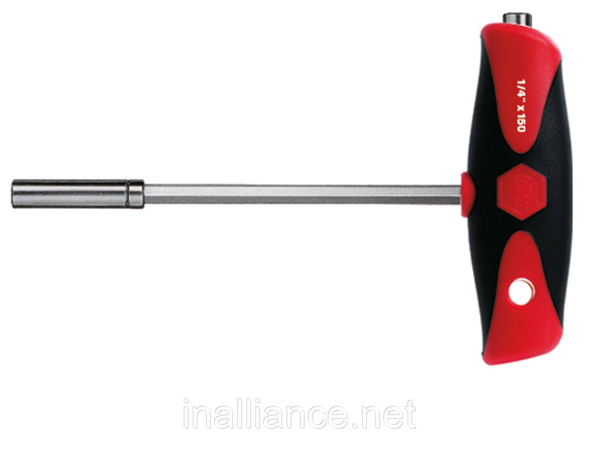 Тримач бітів з ручкою магнітний 1/4" Wiha 26179