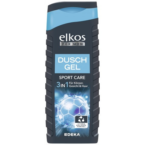 Гель для душу Elkos Sport Care для чоловіків 300 мл Елкос пр. Німеччина 01196