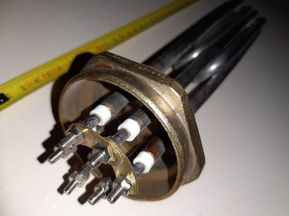 Купить Блок тэн нержавейка 9.0 кВт / 380 В / 2"дюйма резьба / 300 мм ...