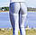 Жіночі стильні лосини/легінси для занять спортом/фітнесом Fitness lovers sota (біло-сірий), фото 3