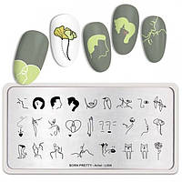 Пластина для стемпінгу BORN PRETTY - Artist-L004