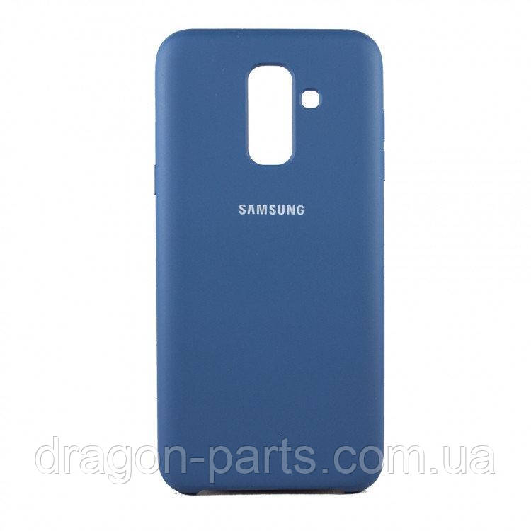 Чохол Силікон Silicone case для Samsung Galaxy A6 PLUS A605 2018 синій