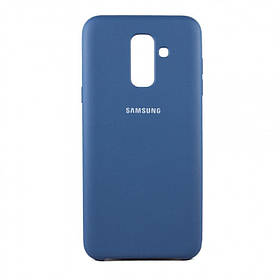 Чохол Силікон Silicone case для Samsung Galaxy A6 PLUS A605 2018 синій