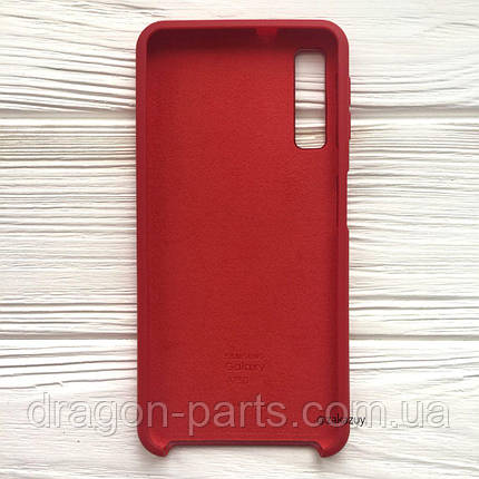 Чохол Силікон Silicone case для Samsung Galaxy A7 A750 2018 червоний, фото 2
