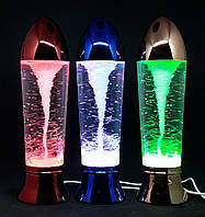 Настільна лампа Нічник Світильник зі Снігом Romantic Candle Кольори в Асортименті 35 см USB + Батарарки