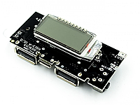 Модуль павербанка 2 USB 5В 1А 2.1А для 18650 аккумуляторов