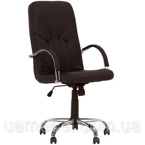 Крісло для керівника MANAGER (МЕНЕДЖЕР) STEEL CHROME COMFORT SP, LE