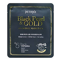 Гідрогелева маска для обличчя Petitfee Black Pearl & Gold Hydrogel Mask Pack 32 мл