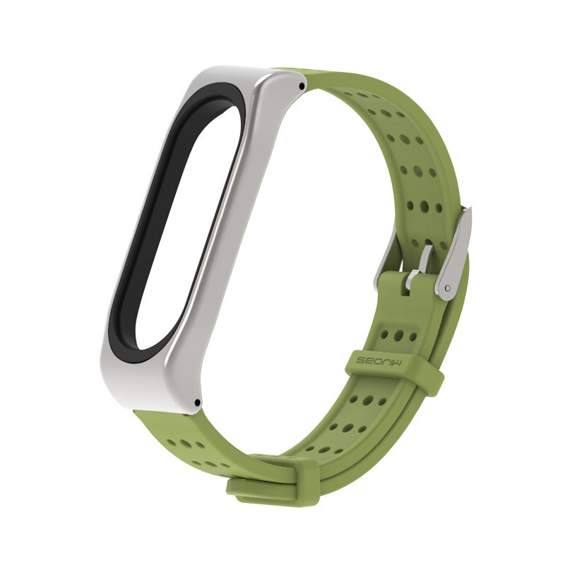 Ремінець Xiaomi Mi Band 4 / 3 MiJobs Classical TPU Зелений 1704P