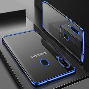 Яскравий чохол для Samsung Galaxy A30 синій, фото 1