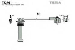 Комплект проводів запалювання Tesla T227G на Ford Fiesta / Форд Фієста