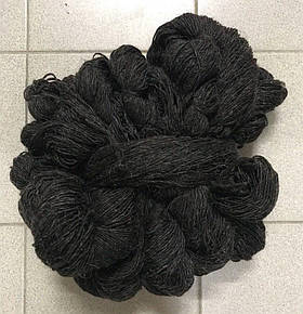 Пряжа чорна 1 кг