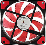 Кулер для корпусу 120 мм Cooling Baby 12025BRL Red, фото 3