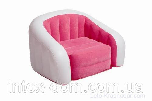 Надувне крісло Intex Cafe Club Chair 97x76x69 ІНТЕКС 68571G (Зелене)