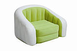 Надувне крісло Intex Cafe Club Chair 97x76x69 ІНТЕКС 68571O (Помаранчевий), фото 2