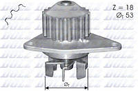 Водяной насос Dolz C114 на Ford Focus / Форд Фокус