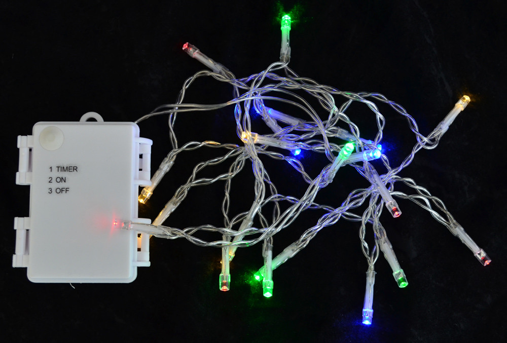 Електрогірлянда Yes! Fun вулична, 15 LED-лампочок, молочно-біла, 1,6 м., 1 реж.мигання, п, фото 1