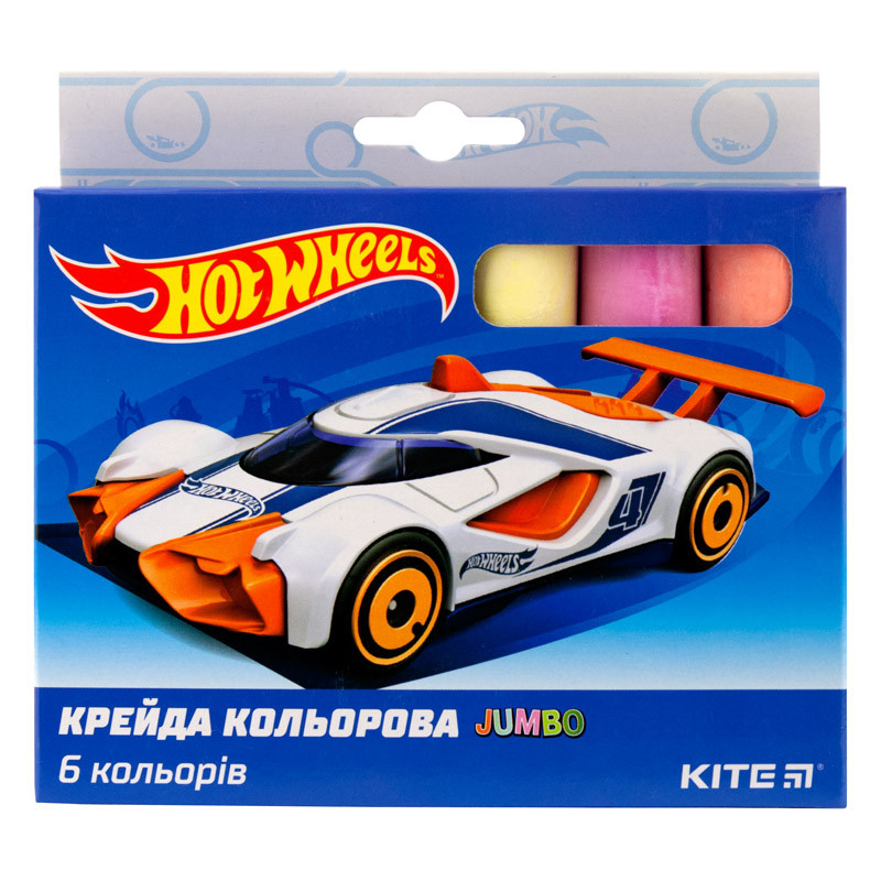 Крейда кольоровий "Jumbo", 6 кольорів HW