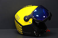 Шлем горнолыжный с визором HMR Emotions H3 Florence Yellow M/S 129