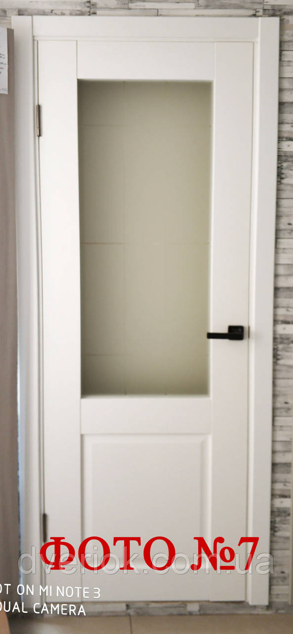 Дверний блок "Нордіку 140" емаль біла (в комплекті з коробкою, наличниками і фурнітурою)