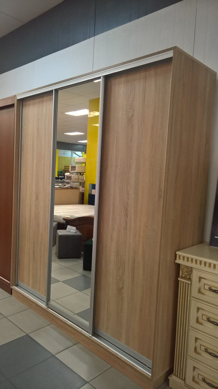 Шафа-купе 3-х дверна системи ADS, фото 1